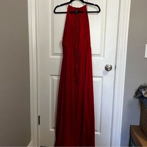 H&M Maxi Red Dress Size 2